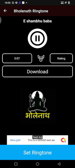 Bholenath - Mahadev Ringtone Screenshot 3