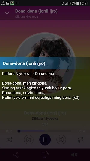 Dildora Niyozova qo'shiqlari Screenshot 2