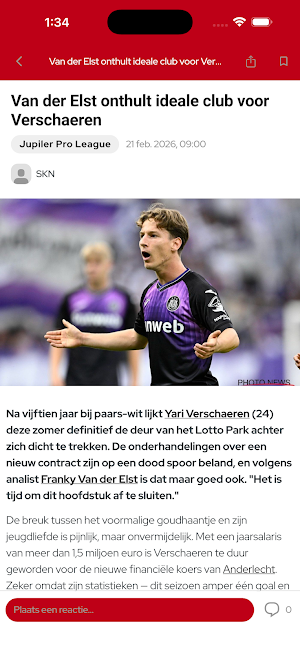 Voetbal24 Screenshot 2