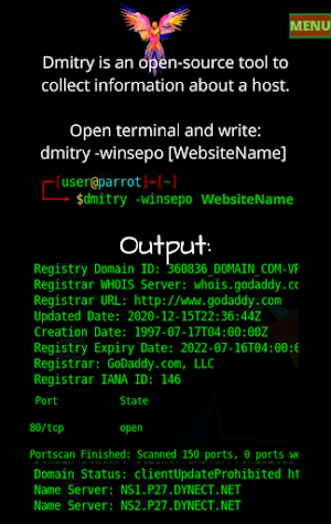 Parrot OS : Vulnerability Analysis in Parrot Linux Screenshot 2
