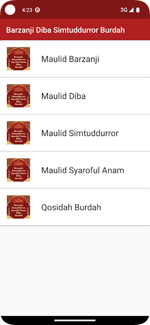 Barzanji Diba Simtuduror Burda Screenshot 0