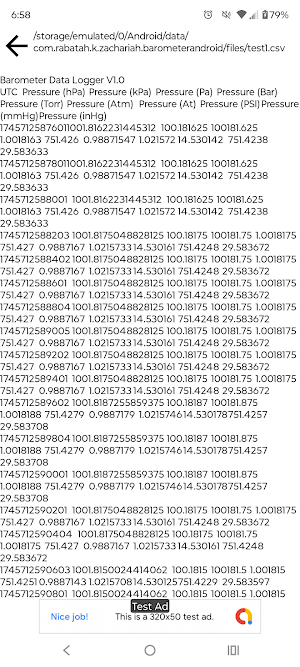 Barometer For Engineers Screenshot 3