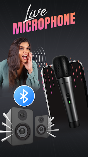 Live Mobile Mic to BT Speaker Screenshot 1