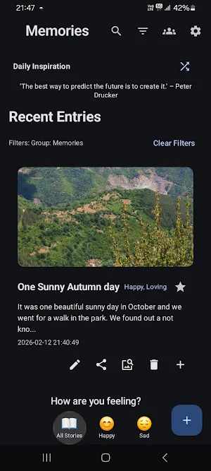 My Stories Screenshot 2