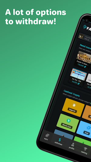 Faucetify: Earn Bitcoin & Cash Screenshot 1
