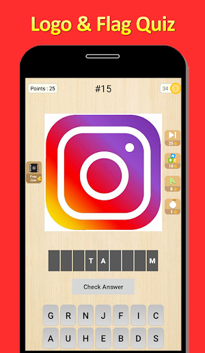 Logo and flag quiz Screenshot 0