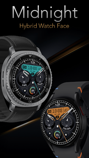 Midnight: Hybrid watch face Screenshot 0