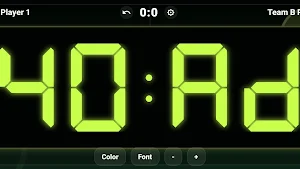 Tennis Board - Scoreboard Screenshot 2