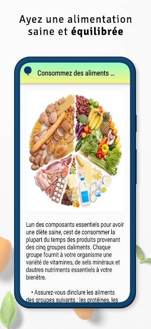 Alimentation saine équilibré Screenshot 3