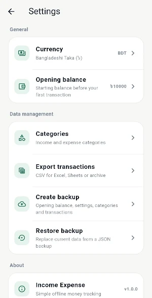 Income Expense Screenshot 3