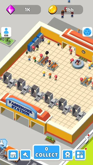 Idle Passenger Station Screenshot 2
