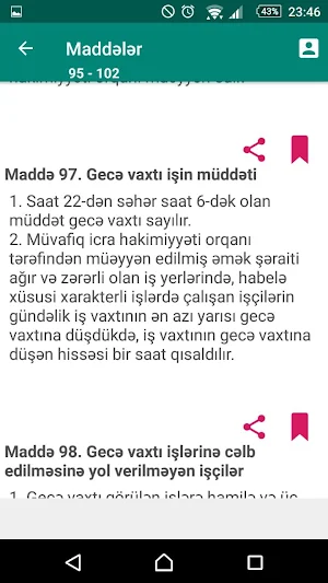 Əmək məcəlləsi Screenshot 2