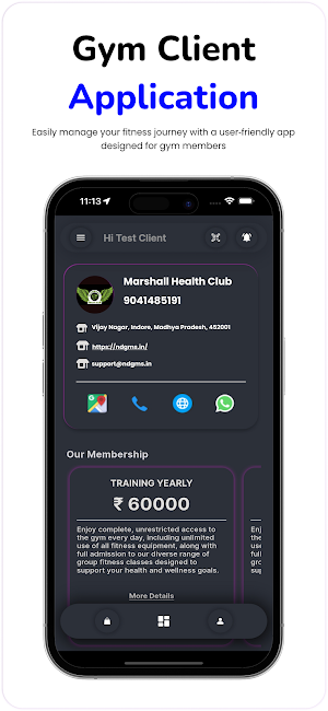 Marshall Health Club Screenshot 0