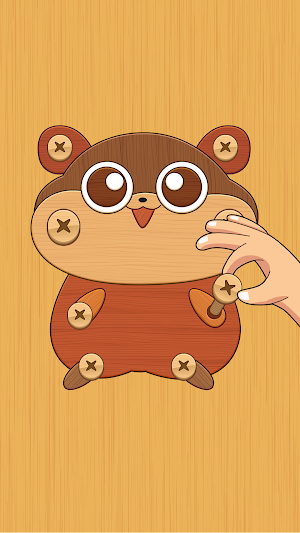 Wood Puzzle: Nut & Bolt Screw Screenshot 2