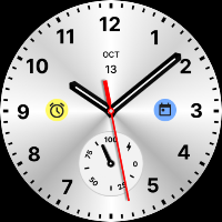 Metallic Watch Face
