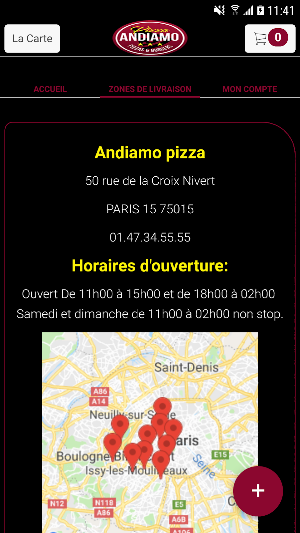 Andiamo pizza Screenshot 3