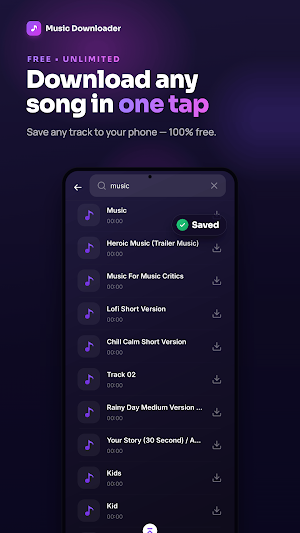Music Downloader & Mp3 Player Screenshot 1