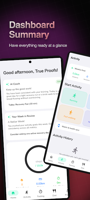 MetaRunner: Fasting & Exercise Screenshot 0