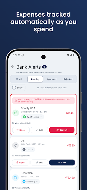 Cache: Expense & Money Tracker Screenshot 3