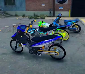Mod Bussid Motor Drag india Screenshot 2