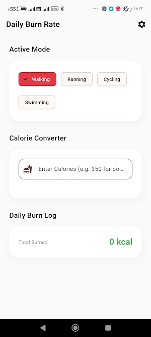 Daily Burn Rate Screenshot 0