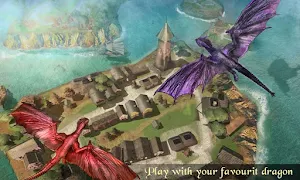 Dragon Fighting Ancient City Epic Battle Simulator Screenshot 1