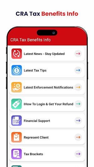 CRA Tax Benefits Info Screenshot 0