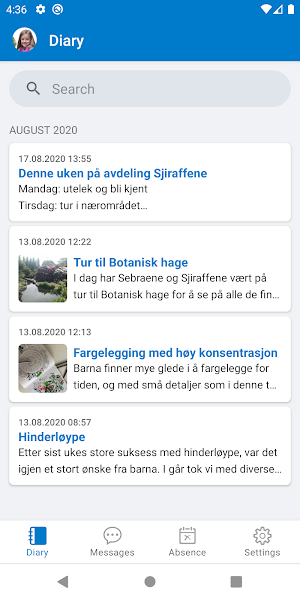 Min Barnehage Foresatt Screenshot 0