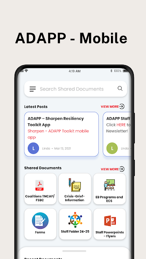 ADAPP Employee App Screenshot 0