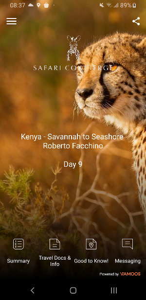 Safari Concierge Screenshot 0