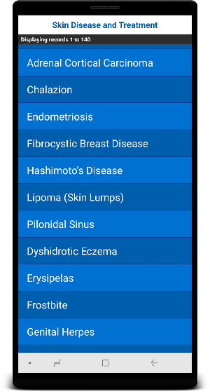 Skin Disease and Treatment Screenshot 1