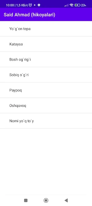 Said Ahmad (hikoyalar) Screenshot 3