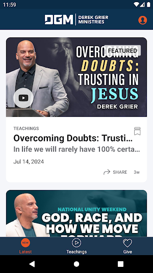 Derek Grier Ministries Screenshot 0