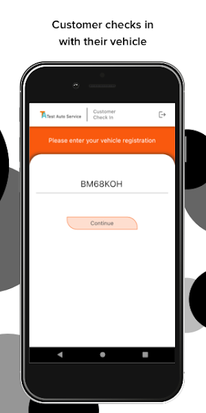 Tyresoft Customer Check In App Screenshot 0