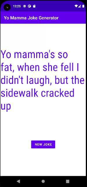 Yo momma jokes bank/generator Screenshot 1