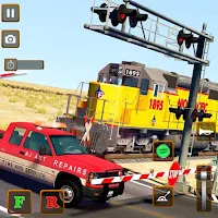Train Truck Crash Rampage Sim
