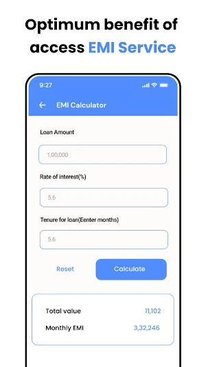 LoanMint - Emi Loan Calculator Screenshot 2