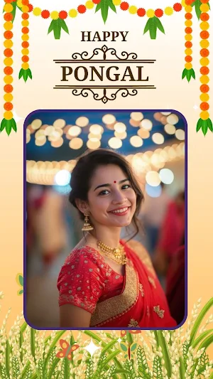 Pongal Photo Frame Screenshot 1