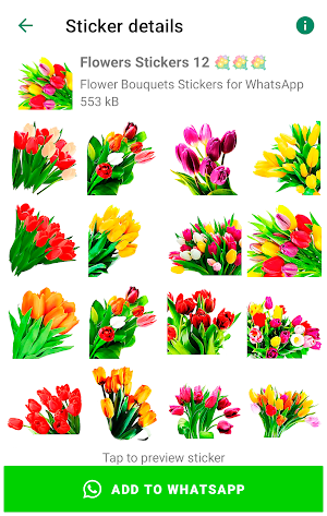 Flowers Stickers for WhatsApp Screenshot 2