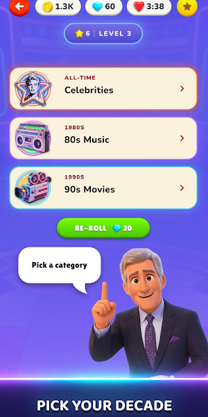 Flashback Trivia Screenshot 1