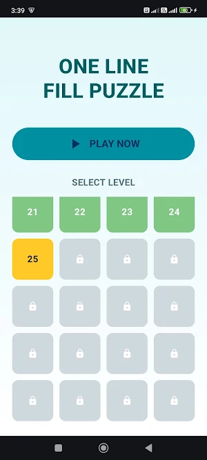 One Line Fill Puzzle Screenshot 1