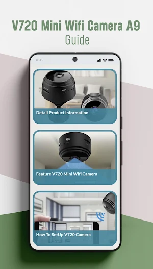 V720 Mini Wifi Camera A9 Guide Screenshot 2