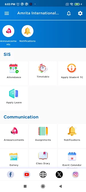 Amrita International School Screenshot 2