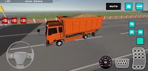dump angkut pasir simulator Screenshot 2