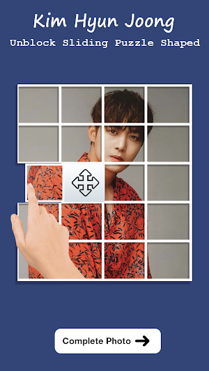 Slide Puzzle Kim Hyun Joong Screenshot 1