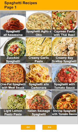 Homemade Spaghetti Recipes Screenshot 0