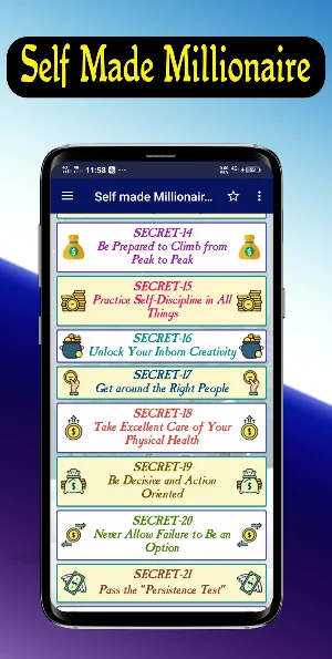 Success Secret of Self-Made MILLIONAIRES Screenshot 1