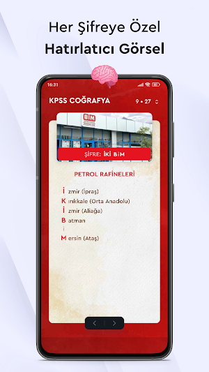 KPSS Coğrafya Önemli Şifreler Screenshot 1