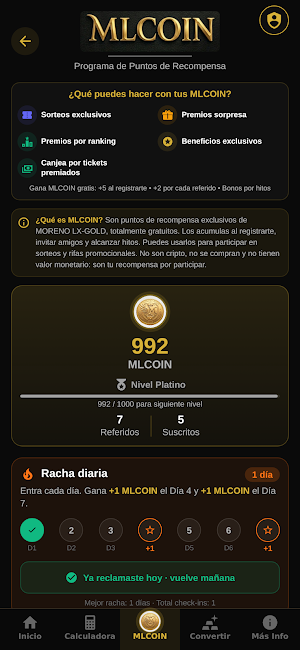 Moreno LX-GOLD Screenshot 3