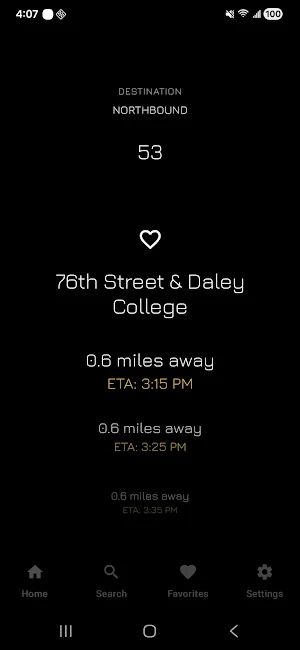 CTA Bus Chicago Screenshot 0